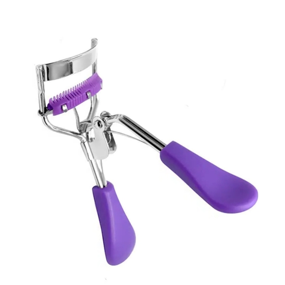 5/25 Durable Eyelash Curler With Comb Clip Eye Makeup tool in purple 💜 new - Picture 3 of 6